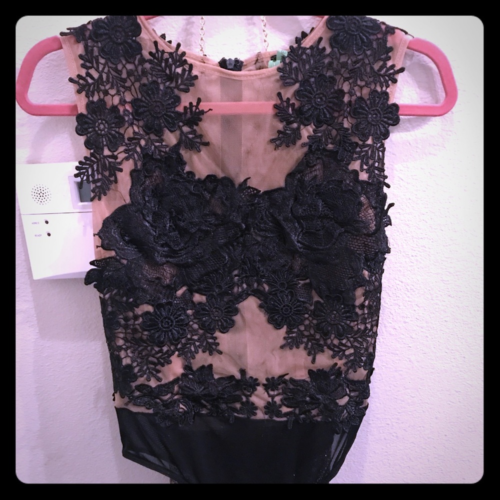 Gorgeous boutique mesh and lace bodysuit